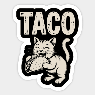 Taco Cat Sticker